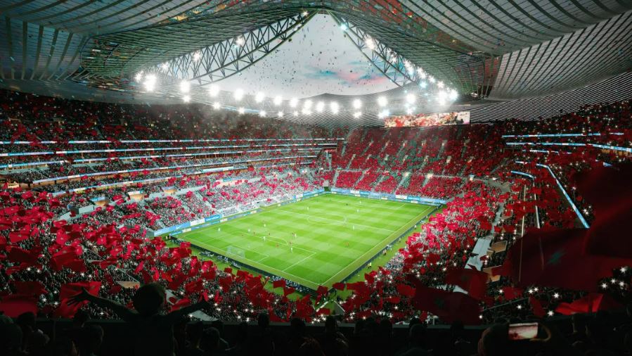 The Grand Stade Hassan II will be able to hold up to 115,000 supporters