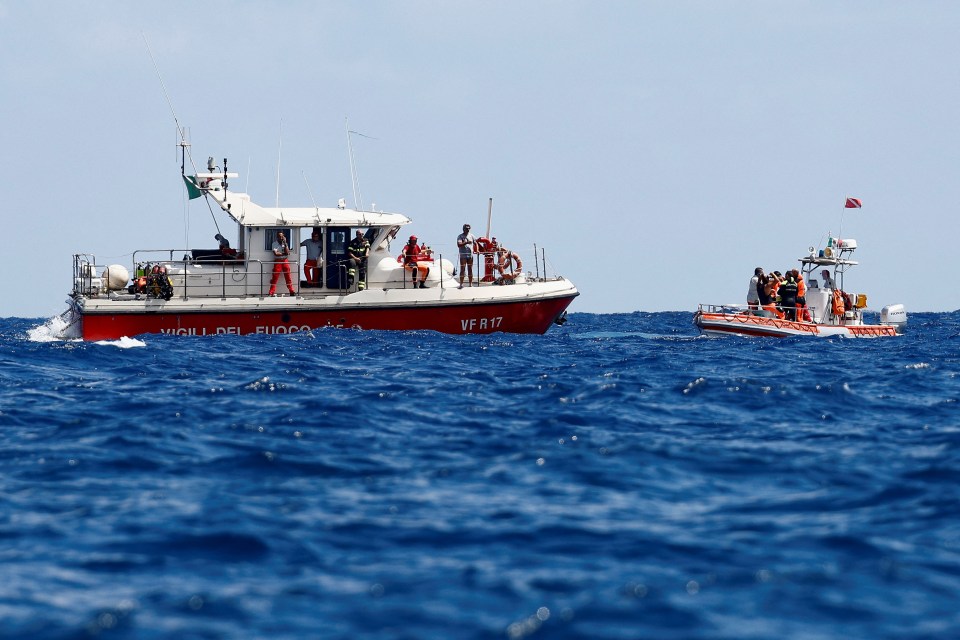 a red boat with vf r17 on the side of it