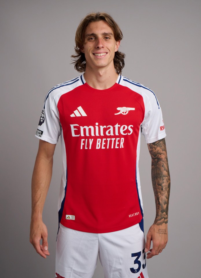 Riccardo Calafiori, 22, recently made the switch to Arsenal from Bologna