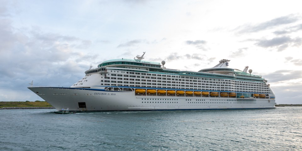 A young Brit is believed to have plunged 100ft from the Royal Caribbean's Explorer of the Seas cruise ship