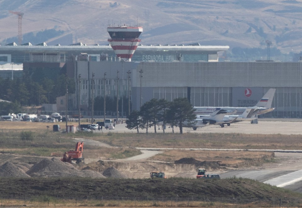 A Russian plane landed in Ankara, Turkey, for the swap