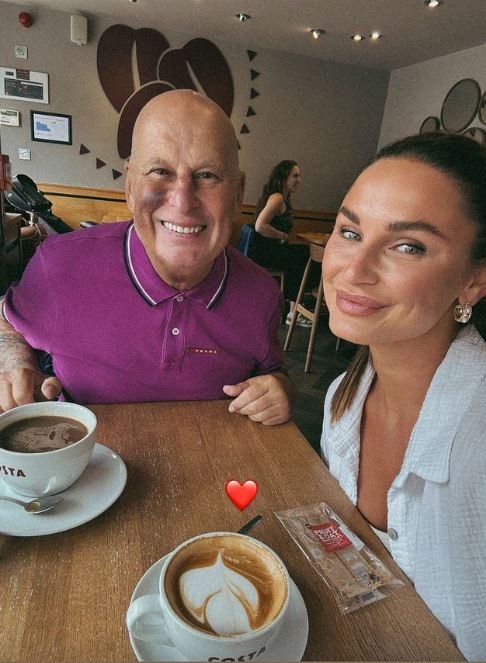 Sam Faiers has revealed that her step-dad has gone to rehab