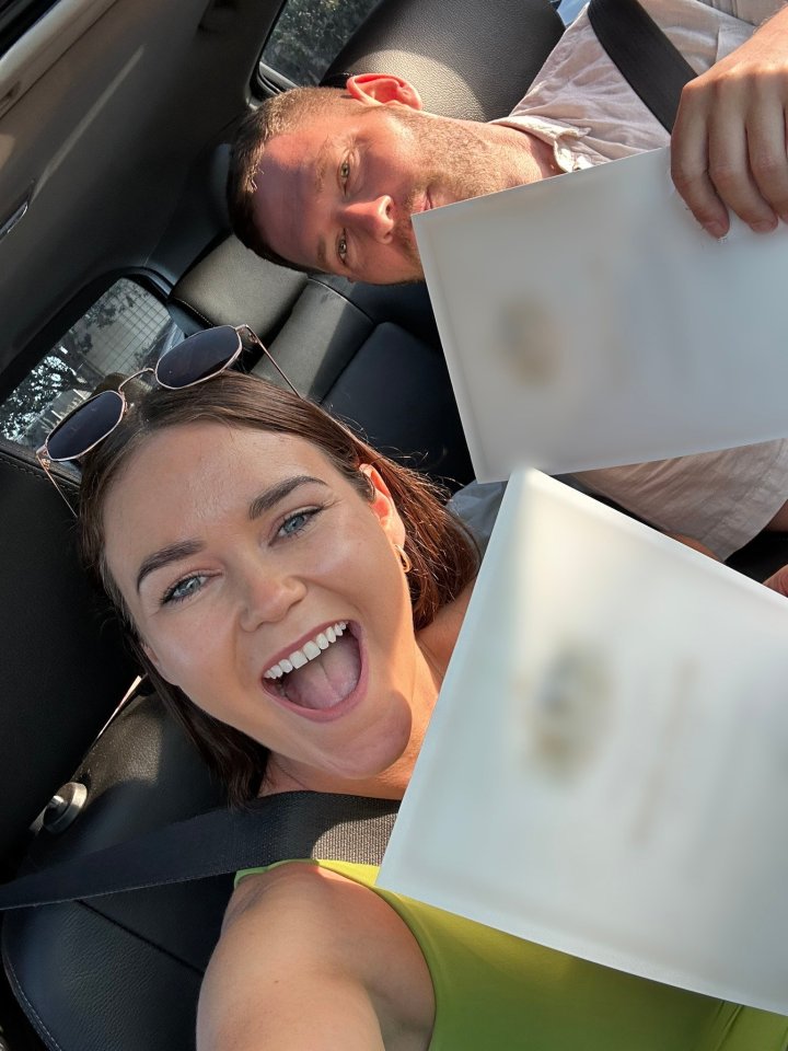 Colleen and fiancé Tom celebrate getting Australian Citizenship