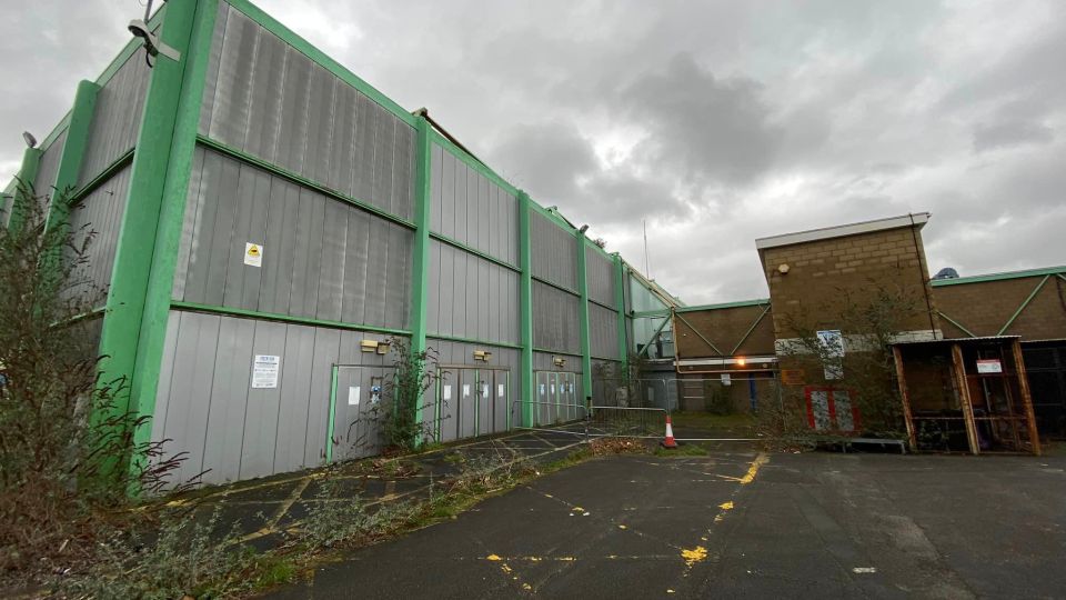 The building was surrounded by barbed wire after previous break-ins by urban explorers