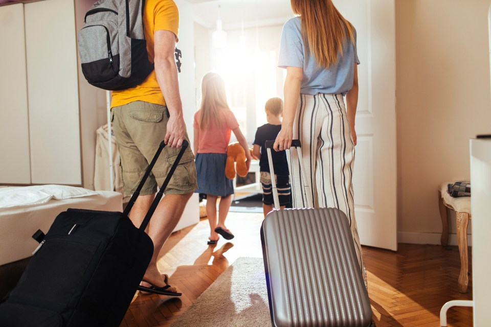 The woman planned to sneak her two oldest sons into the hotel room after checking in (stock image)