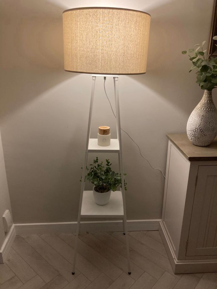 The lamp  priced at under £20 on Facebook