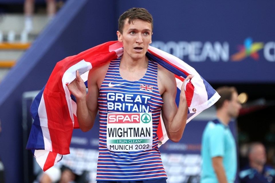 Jake Wightman has pulled out of the Men's 800m heats next Wednesday with injury