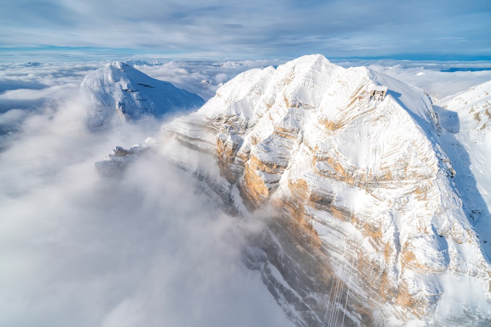 The horrifying incident took place in the Tofane mountain range in northern Italy