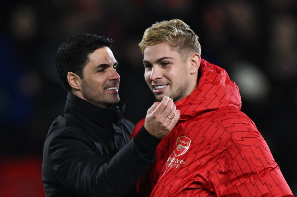 Mikel Arteta let Emile Smith Rowe leave after falling down the pecking order