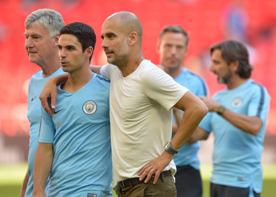 The Spaniard was later assistant to Pep Guardiola