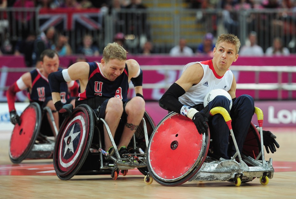 Steve Brown competed in the 2012 Paralympics