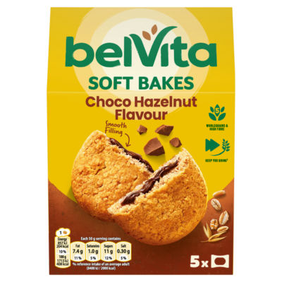 A pack of Belvita soft bakes, usually £2.95, is now £1.75, at Asda