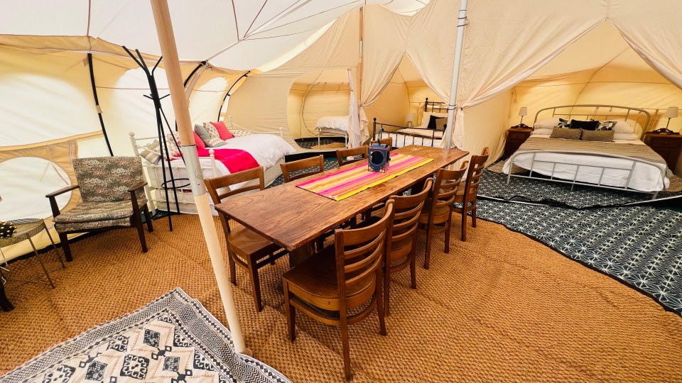 Glamp in style at eco-friendly Poppy Fields on Amerton Farm in Staffordshire