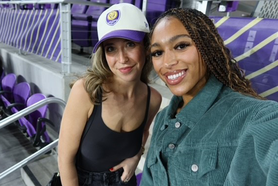 The 25-year-old explained that their is no rivalary between the WAGs on the Orlando City team