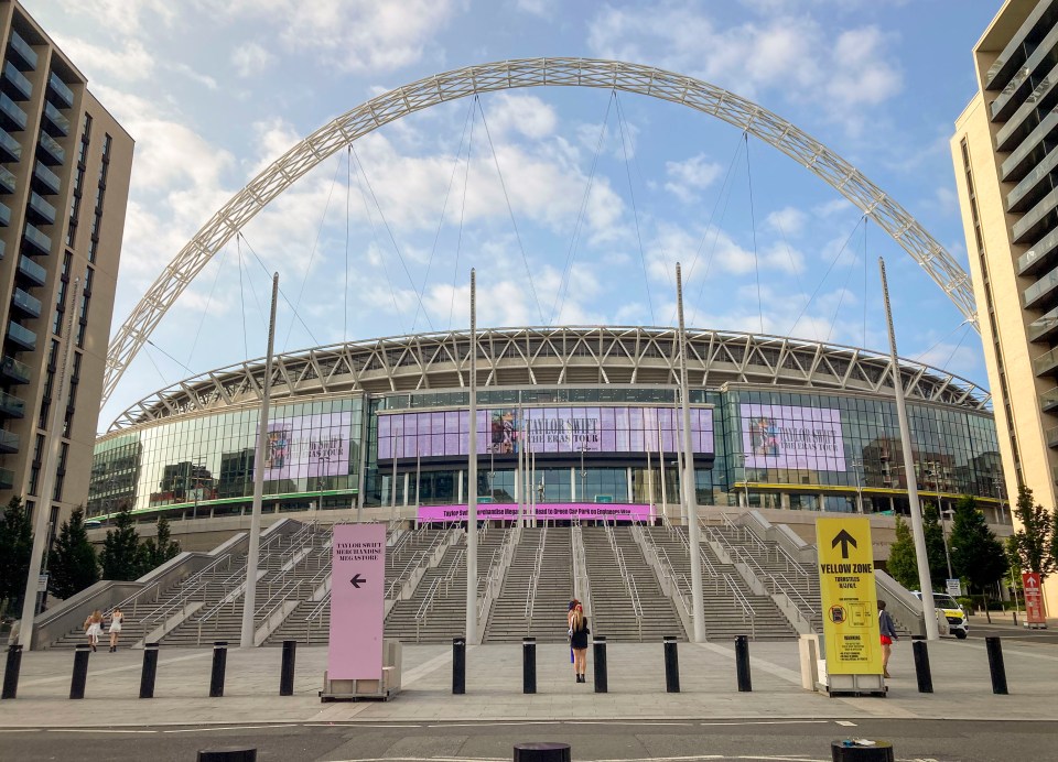 Wembley Stadium will play host to four huge gigs before the band moves off around the country