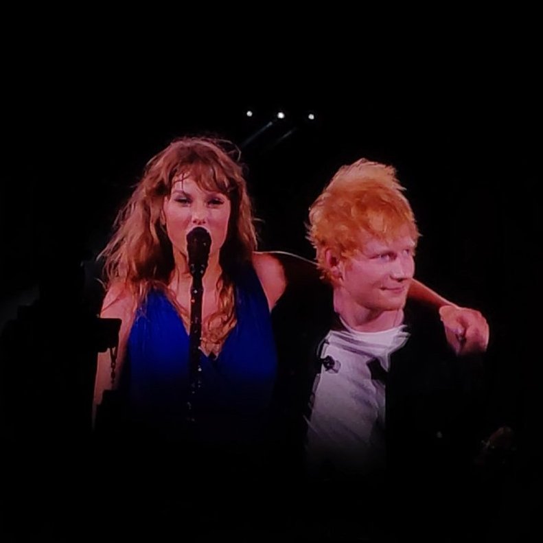 Taylor Swift brought Ed Sheeran out on stage for the special performance