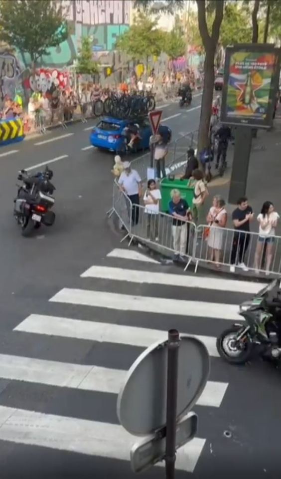 Anna Henderson was hit by a service car during the women's road race on Sunday