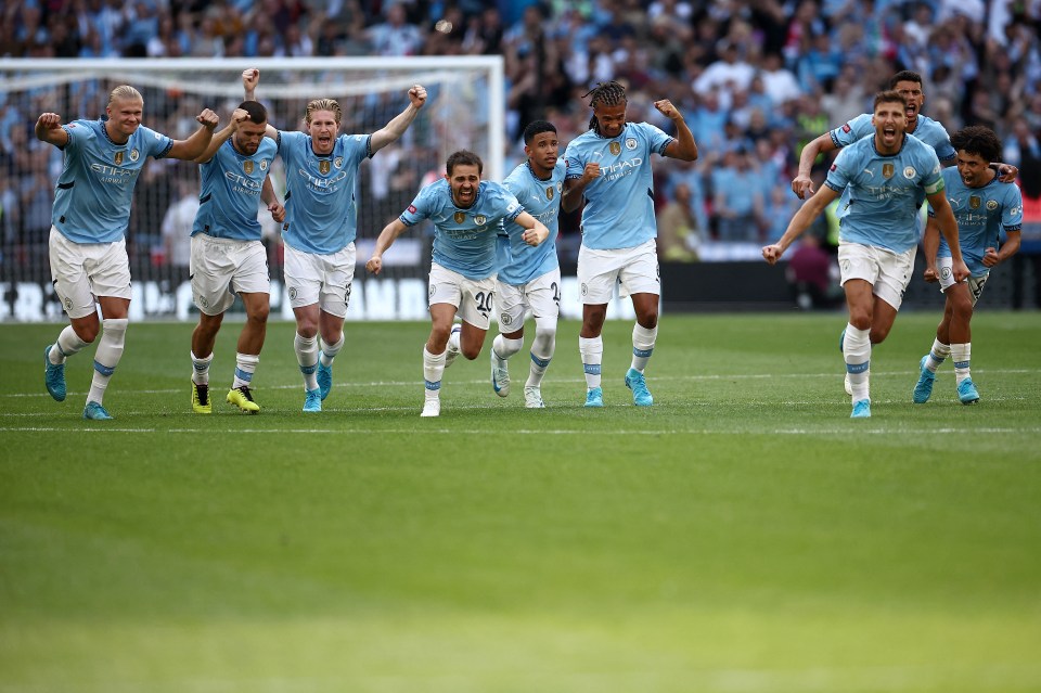 Manchester CIty won the community shield at the fourth time of asking