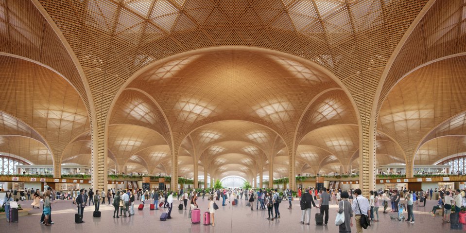 The first phase of the airport will open next year with space for 13million passengers