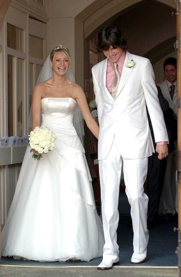  Vernon and wife Tess Daly on their wedding day