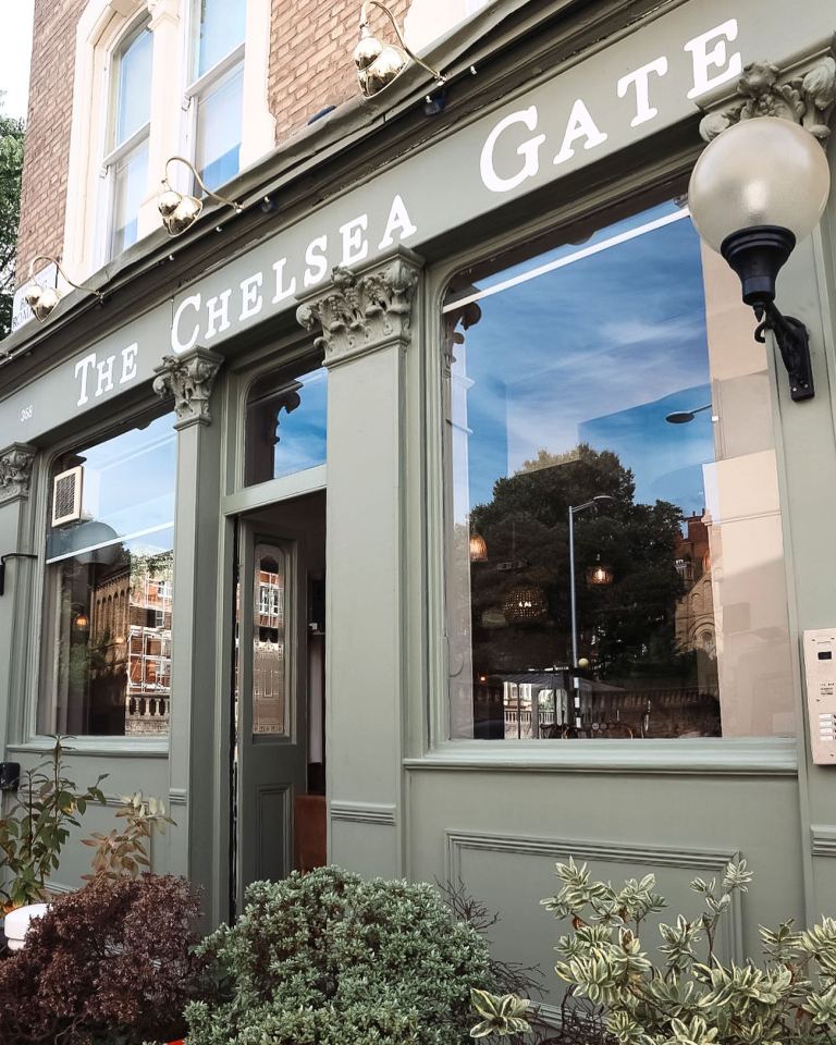 The Chelsea Gate boasts a delightful 'secret' garden for punters to enjoy