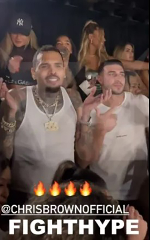 Tommy previously enjoyed a wild night out with Chris Brown as they were surrounded by party girls