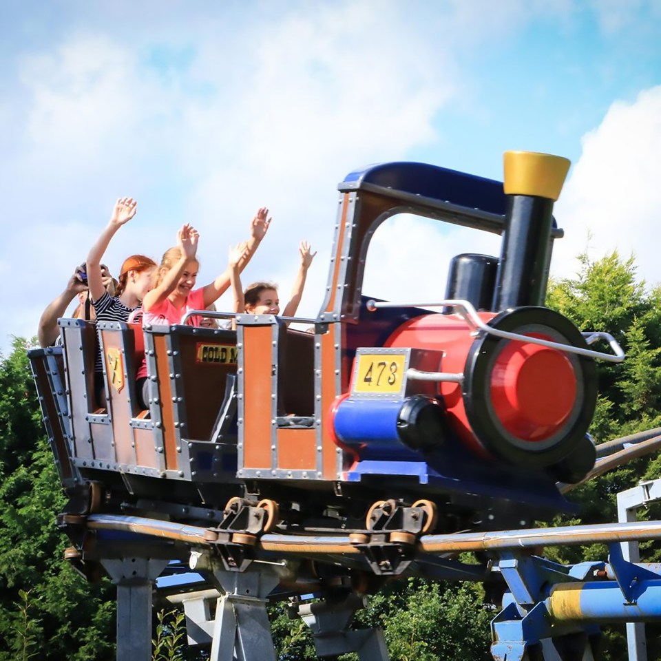 There are plenty of family-friendly rides at the theme park