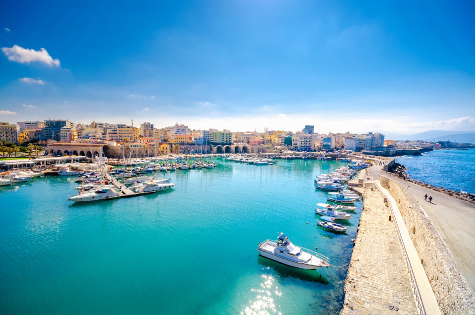 Heraklion port, where local police found Jean’s body