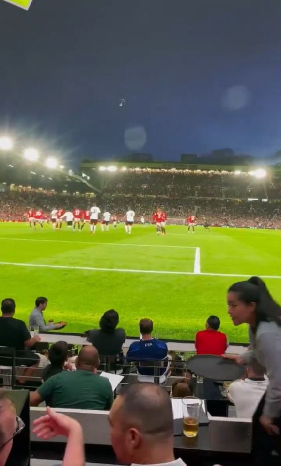 The immersive experience made fans feel like they were in the stands at Old Trafford