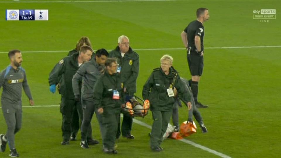 Anxious fans went quiet before Bentancur was carried off