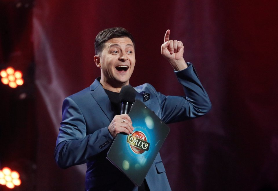 In his previous career, Zelensky was a comedian