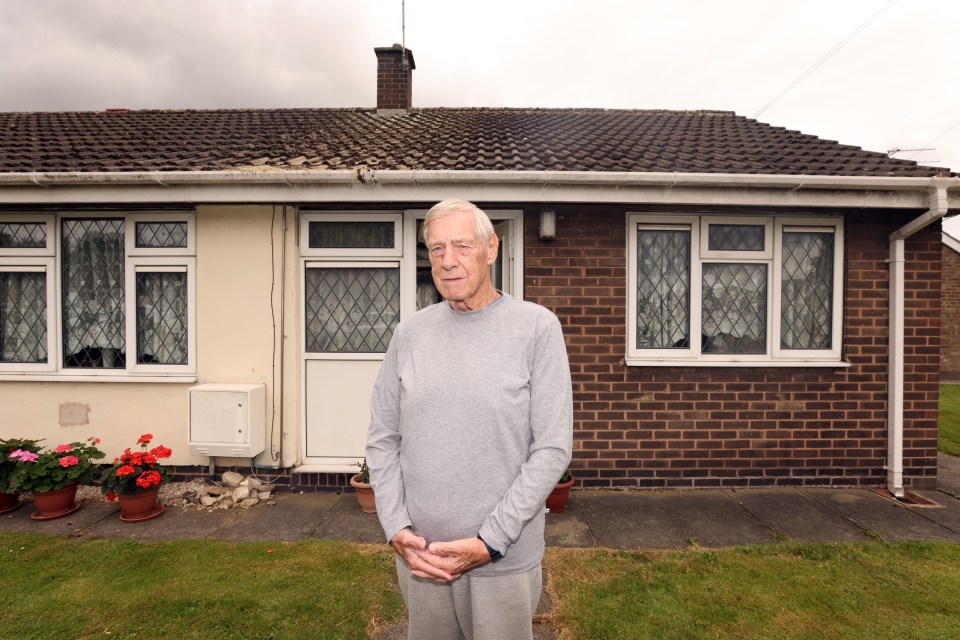 George Gracey, 83, spends time away from his home to avoid putting on the heating