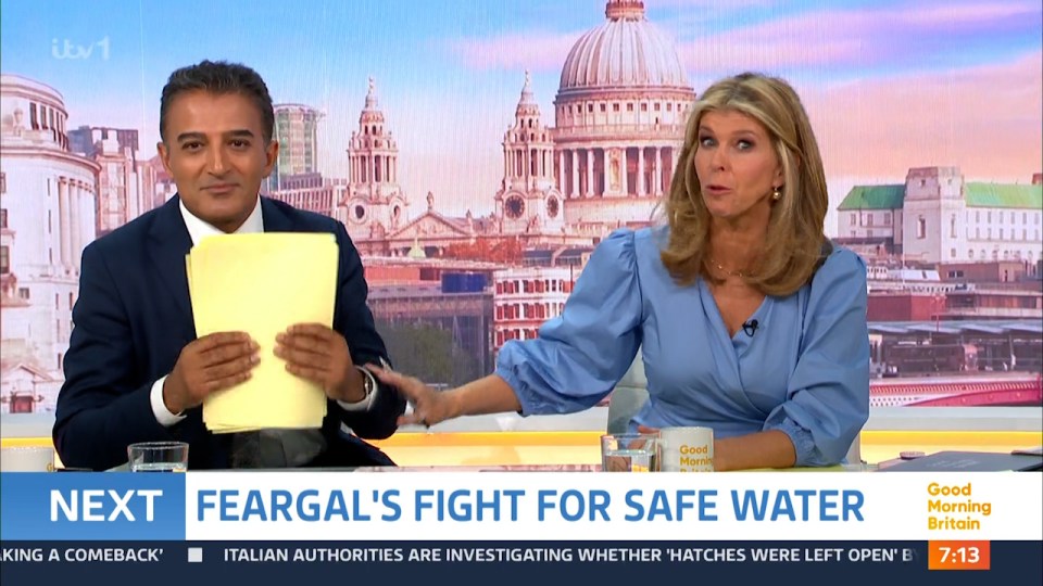 a man and a woman on a good morning britain show