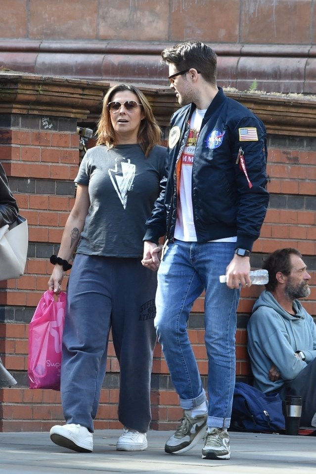 The loved-up pair held hands as they enjoyed a shopping trip