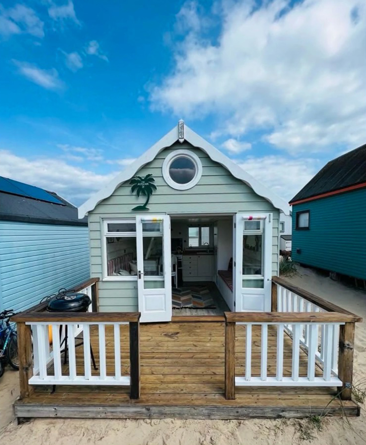 More seaside resorts are allowing overnight stays in beach huts