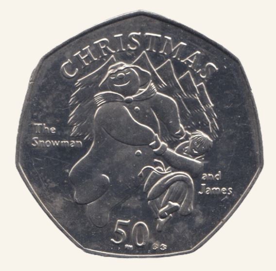 The 21-year-old special 50p was minted to commemorate the iconic TV film and book, The Snowman