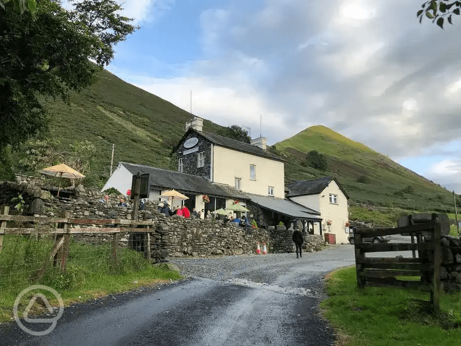 The campsite has an onsite pub