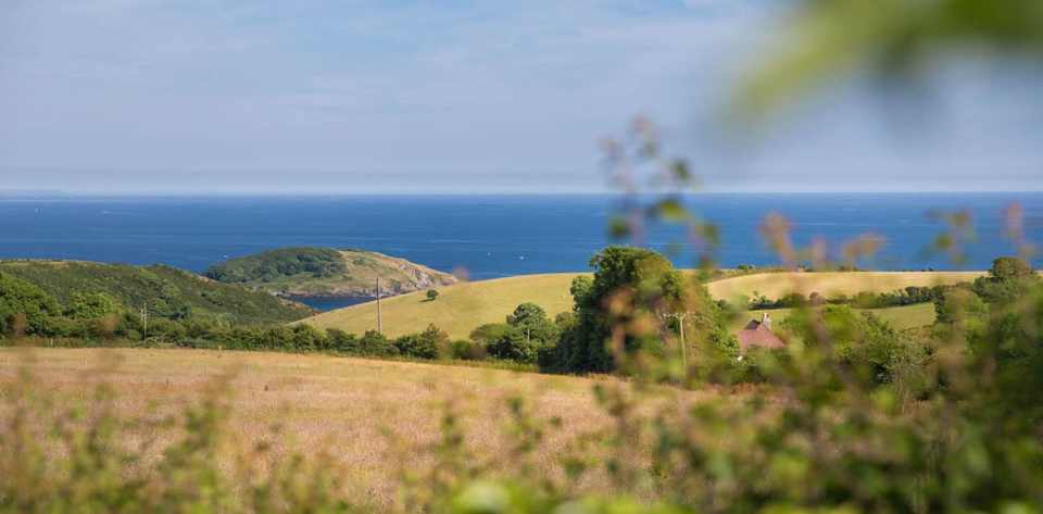 Tencreek Holiday Park has sea views and is close to several beaches