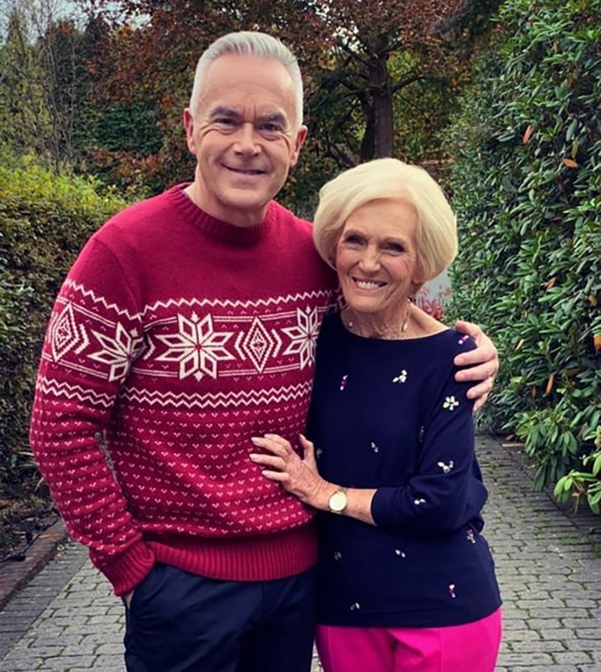 Disgraced newsreader Huw Edwards sent a picture with Bake Off star Mary Berry to a young man