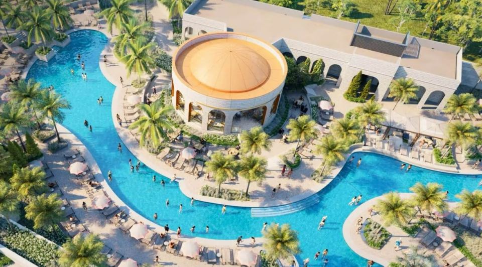 There will be a huge swimming pool onsite too