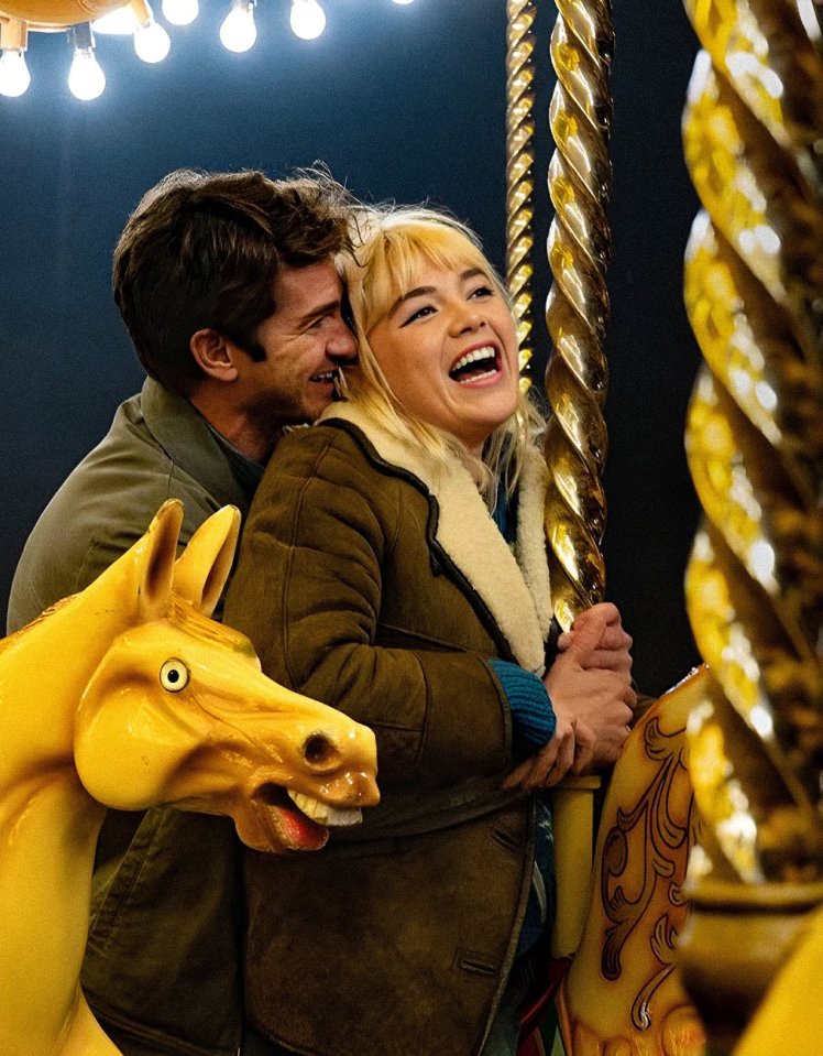 Andrew Garfield and Florence Pugh playing lovers in upcoming rom-com We Live In Time