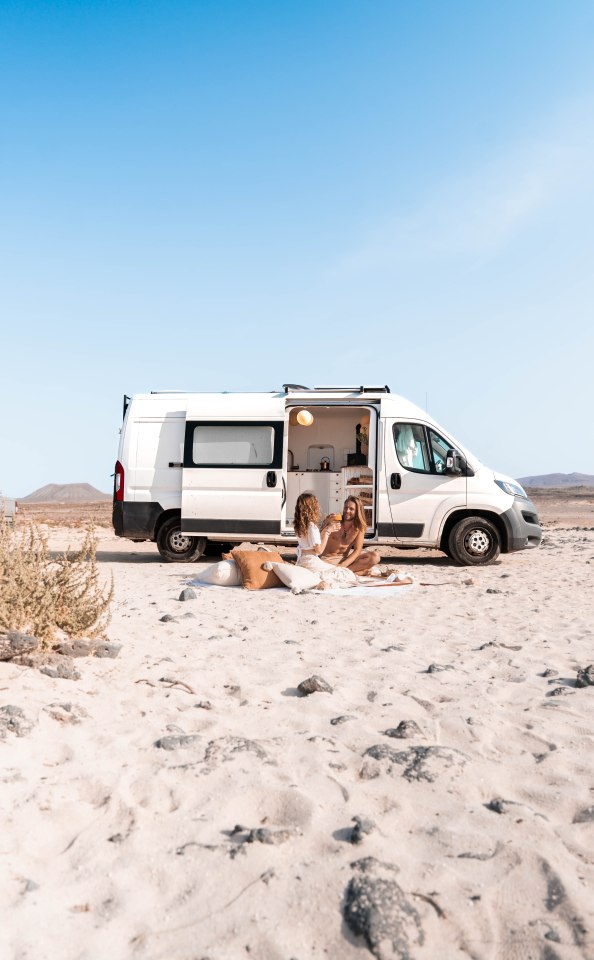 The couple have travelled the world in their van and show no signs of stopping