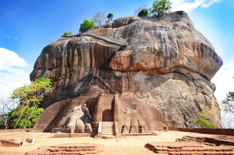 The 8th wonder of the world, Sigiriya rock fortress Sri Lanka