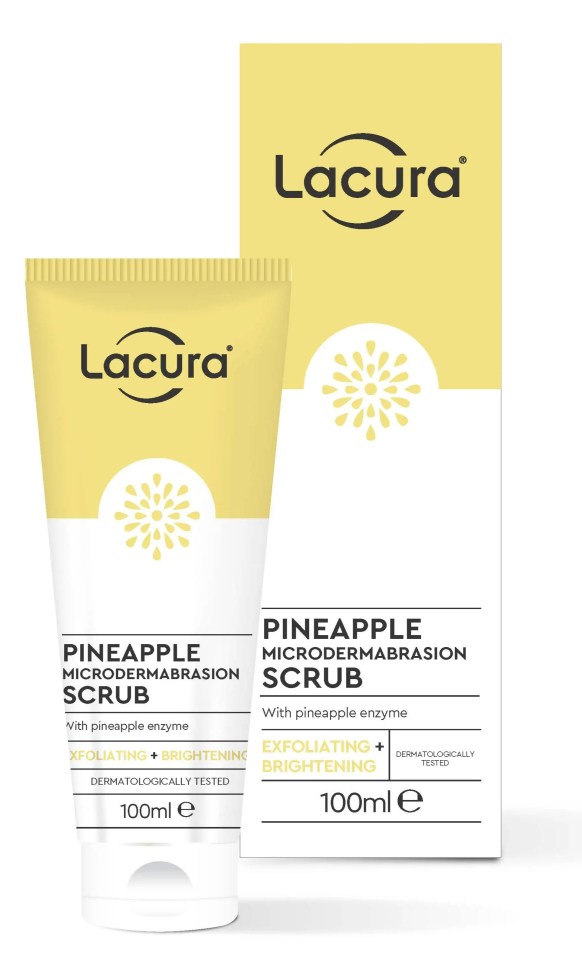 The advanced Lacura Microdermabrasion Scrub is £3.99 for 100ml