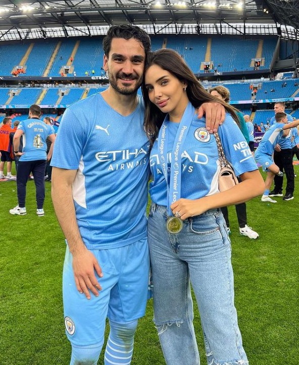 Sara is the wife of Man City midfielder Ilkay Gundogan