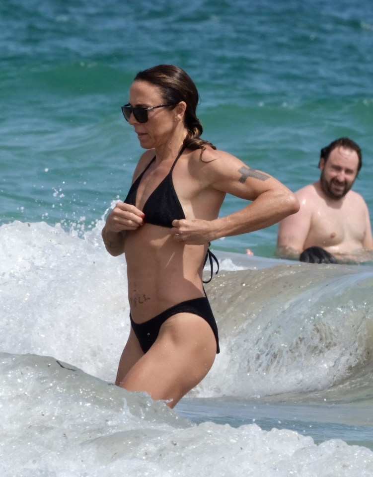 Mel C looked incredible as she caught some waves