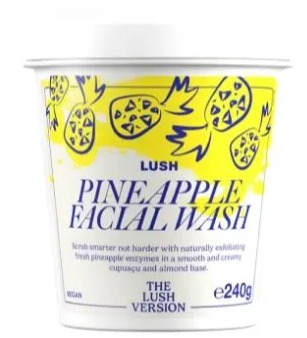 Pineapple facial wash retails for £22