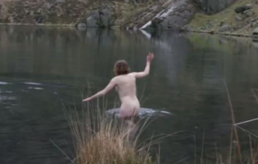 She stripped off on her series Off The Beaten Track, filmed in Wales