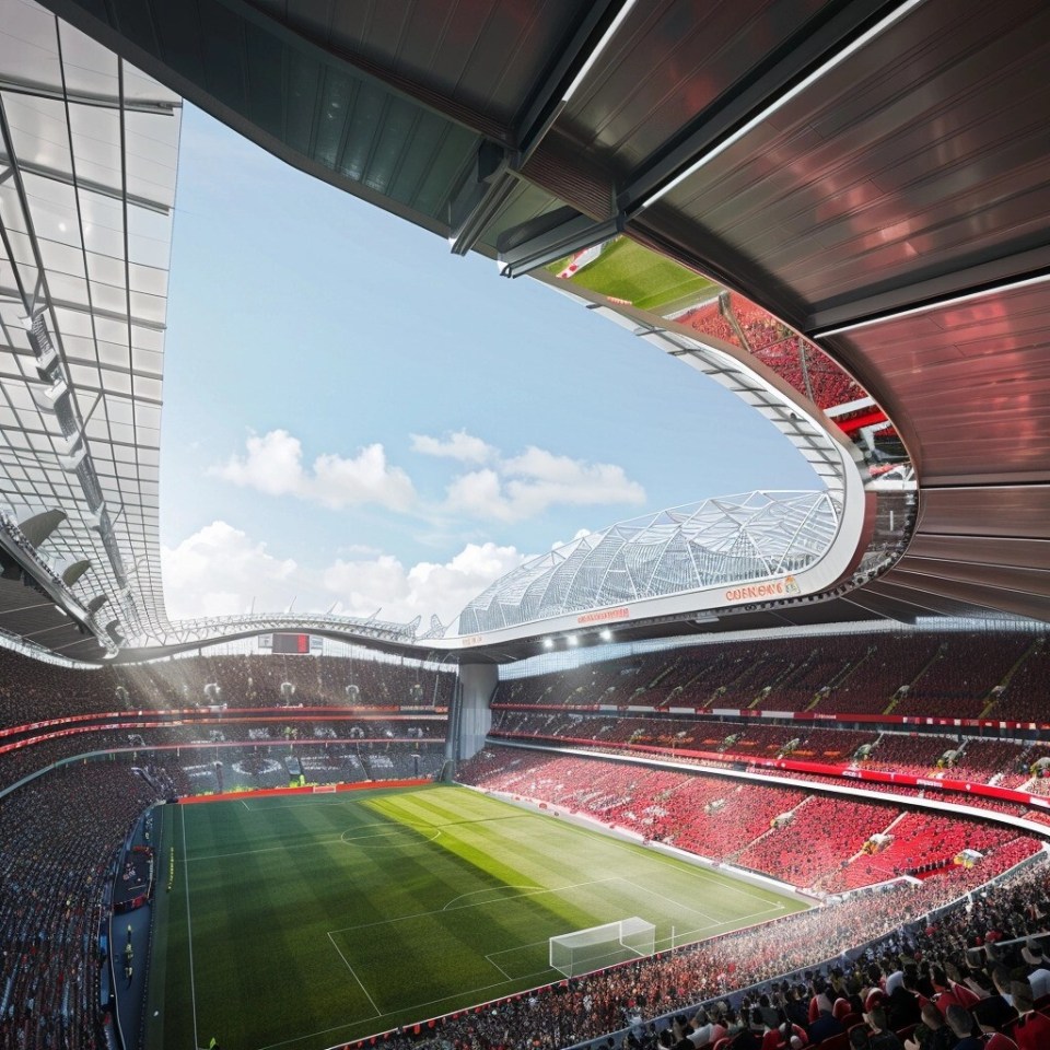 Sir Jim Ratcliffe already has plans in place for a new Man Utd stadium