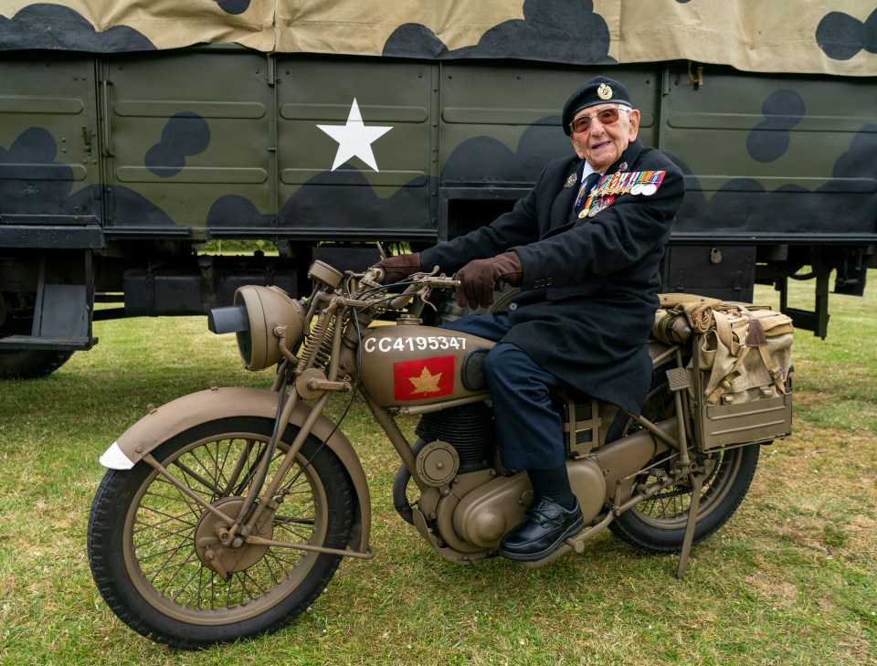 Don Sheppard was a dispatch rider for the Royal Engineers